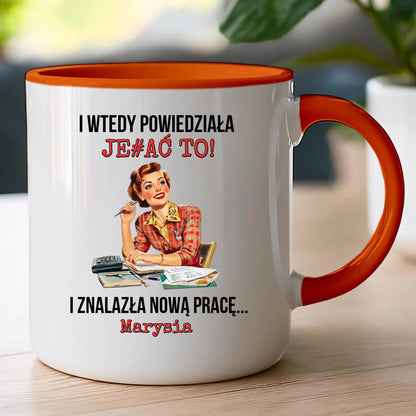 Kubek personalizowany - odejście z pracy #0022