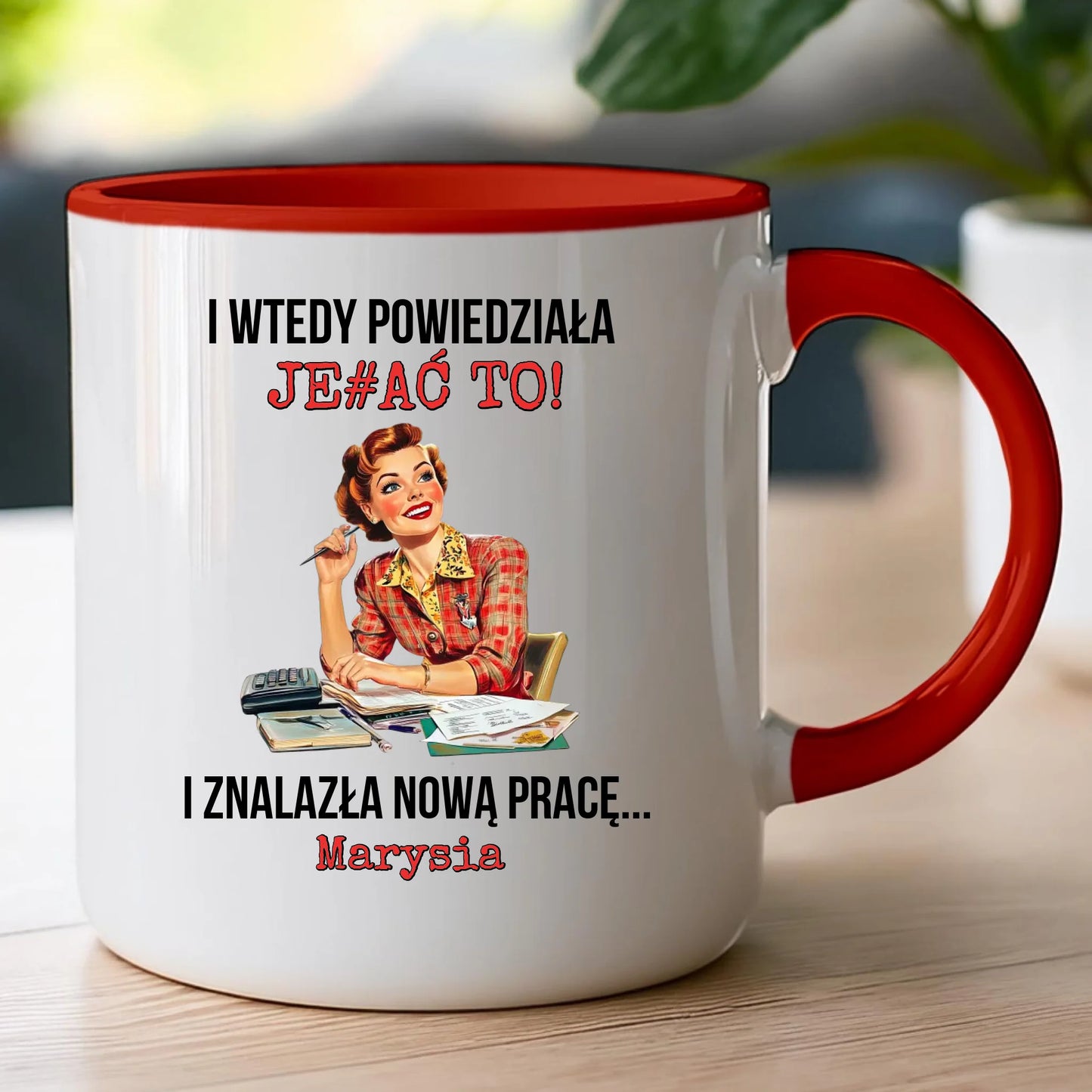 Kubek personalizowany - odejście z pracy #0022