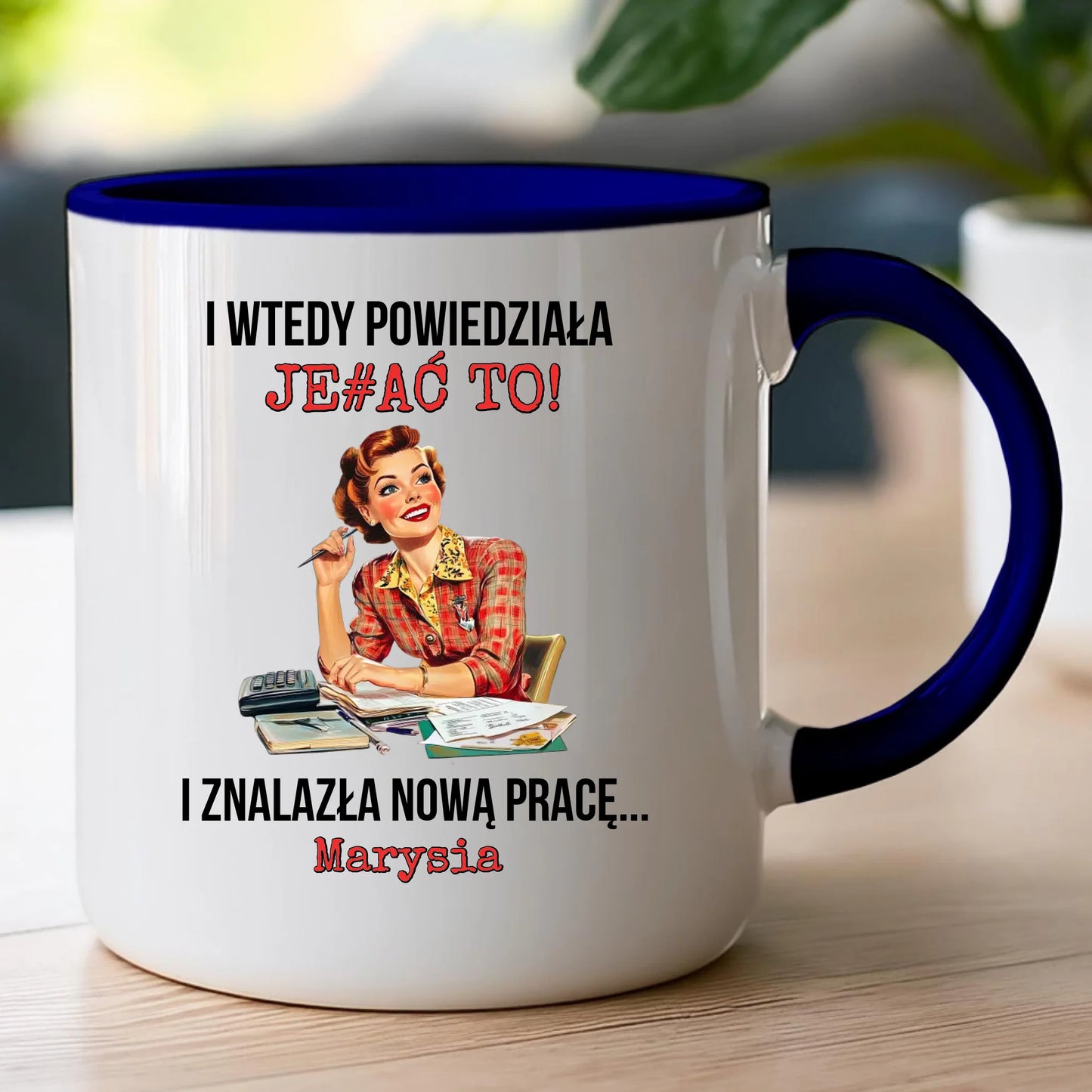 Kubek personalizowany - odejście z pracy #0022