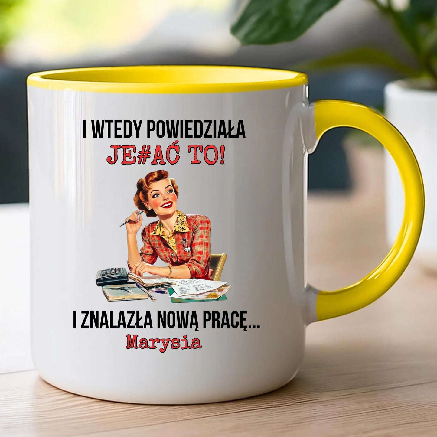 Kubek personalizowany - odejście z pracy #0022