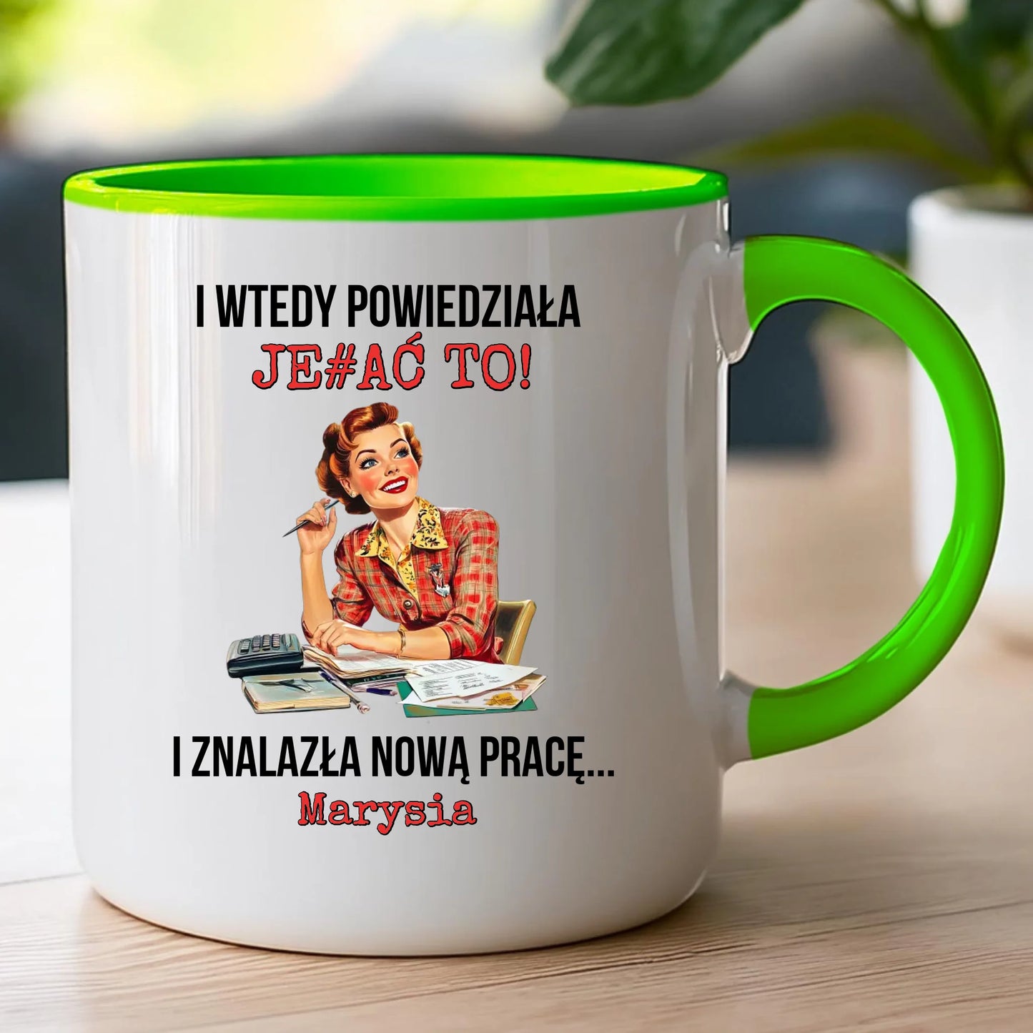 Kubek personalizowany - odejście z pracy #0022