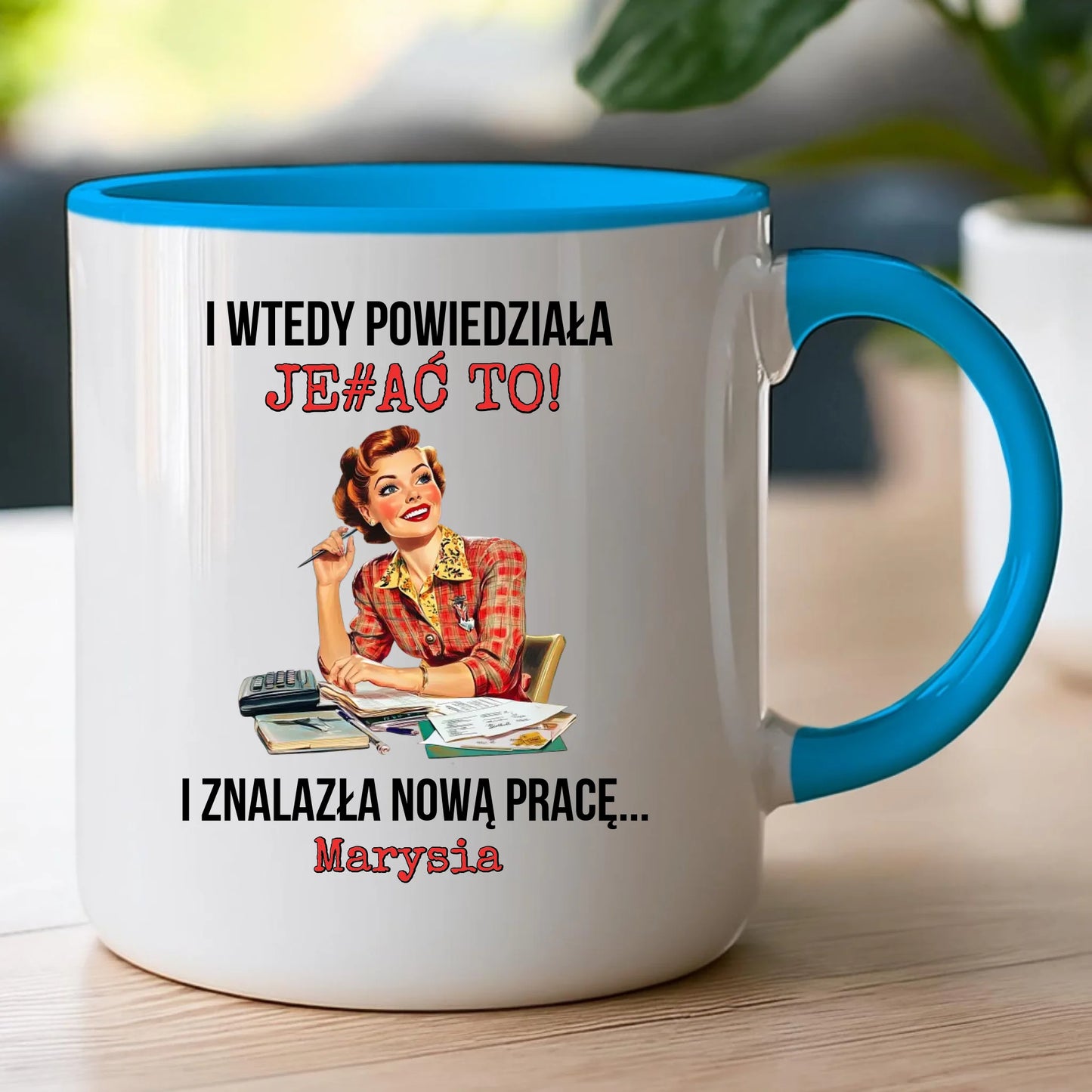 Kubek personalizowany - odejście z pracy #0022