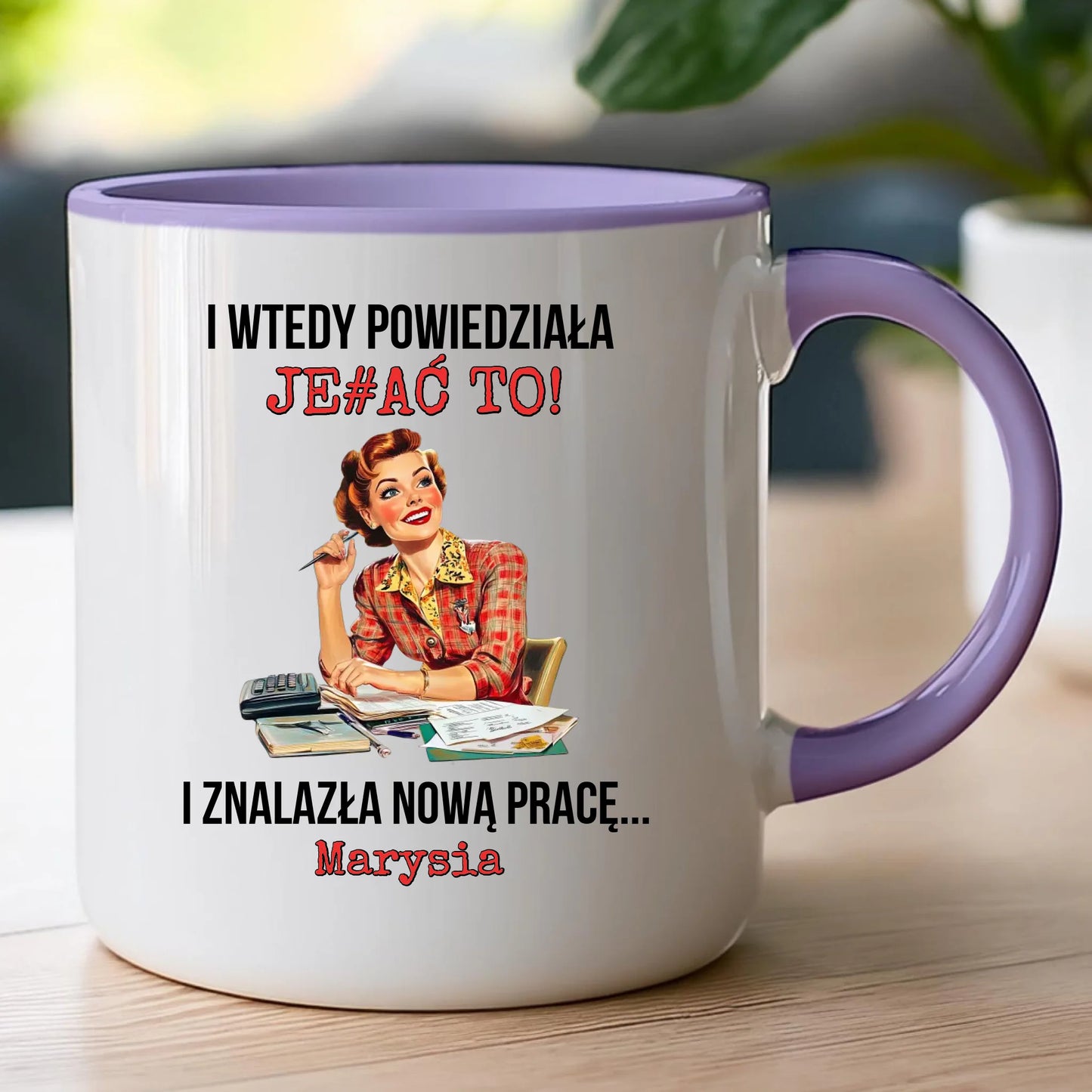 Kubek personalizowany - odejście z pracy #0022