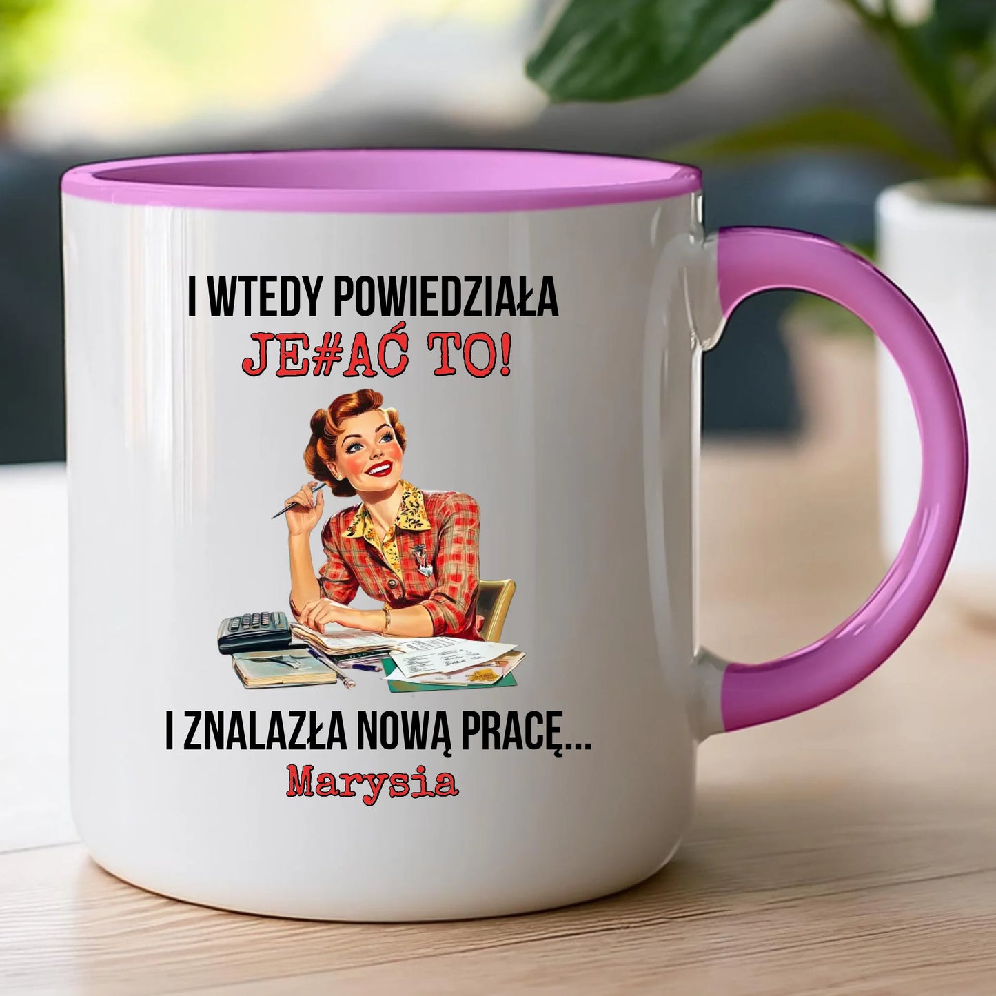 Kubek personalizowany - odejście z pracy #0022
