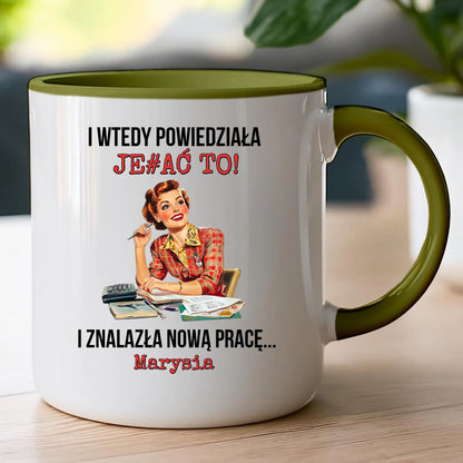 Kubek personalizowany - odejście z pracy #0022