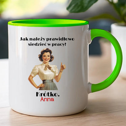 Kubek personalizowany - odejście z pracy #0024