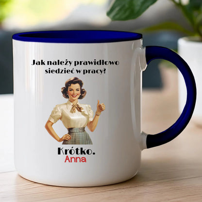 Kubek personalizowany - odejście z pracy #0024