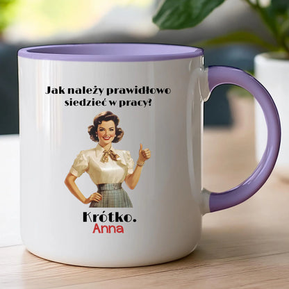 Kubek personalizowany - odejście z pracy #0024