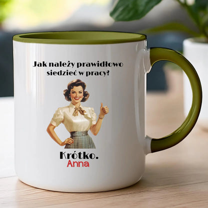 Kubek personalizowany - odejście z pracy #0024