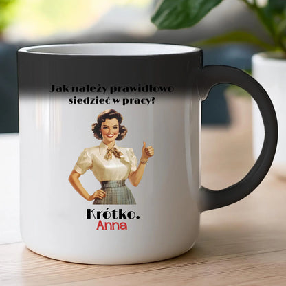 Kubek personalizowany - odejście z pracy #0024