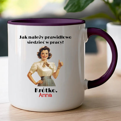 Kubek personalizowany - odejście z pracy #0024