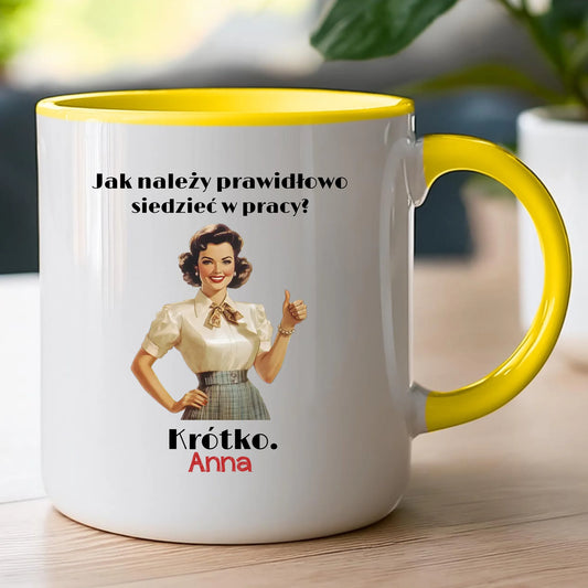 Kubek personalizowany - odejście z pracy #0024