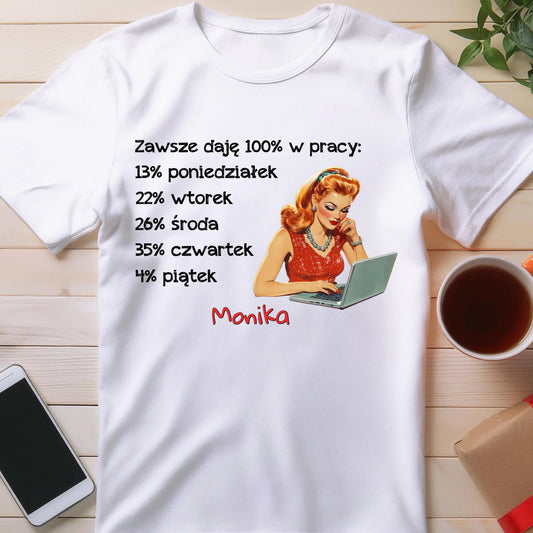 Koszulka personalizowana - odejście z pracy #0026