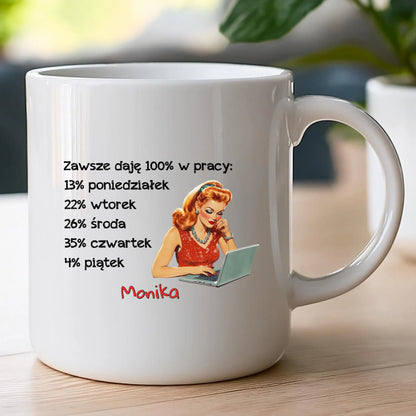 Kubek personalizowany - odejście z pracy #0026