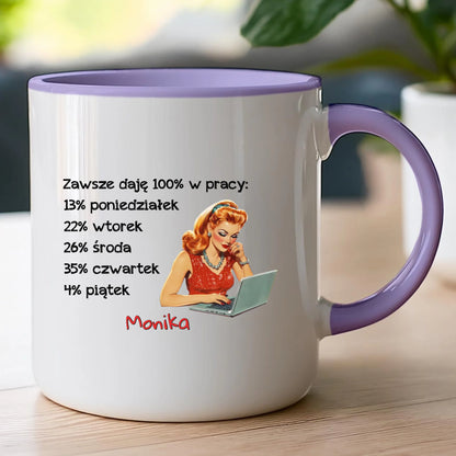 Kubek personalizowany - odejście z pracy #0026