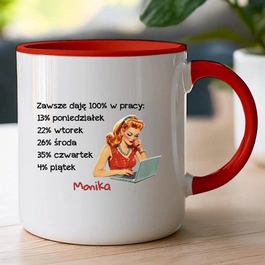 Kubek personalizowany - odejście z pracy #0026