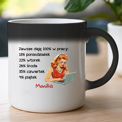 Kubek personalizowany - odejście z pracy #0026