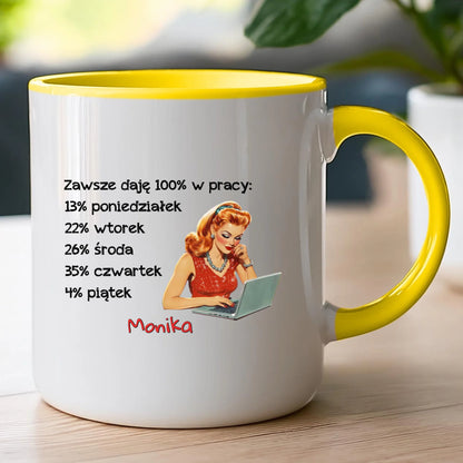 Kubek personalizowany - odejście z pracy #0026