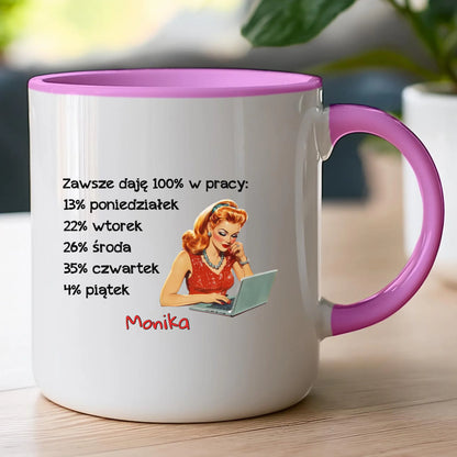 Kubek personalizowany - odejście z pracy #0026