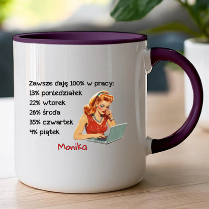 Kubek personalizowany - odejście z pracy #0026