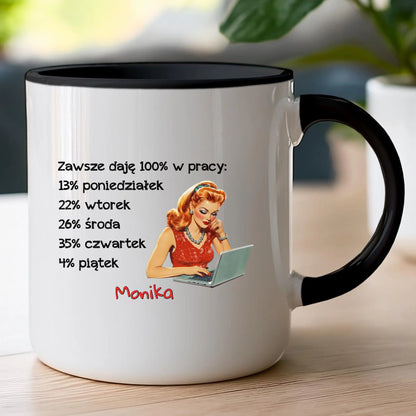 Kubek personalizowany - odejście z pracy #0026