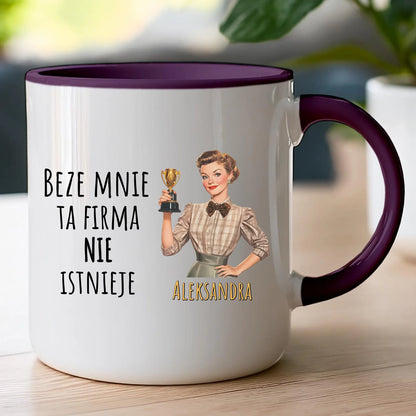 Kubek personalizowany - odejście z pracy #0027