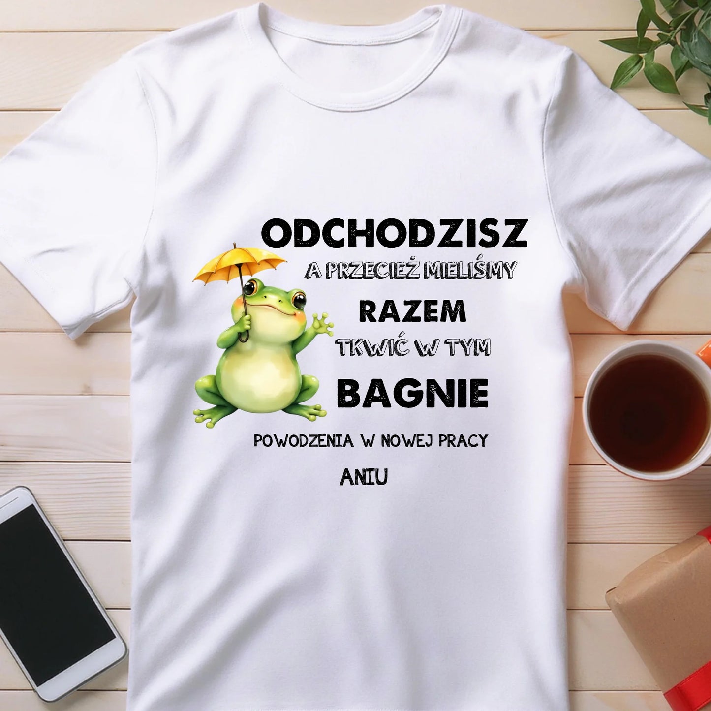 Koszulka personalizowana - Odejście z pracy #402
