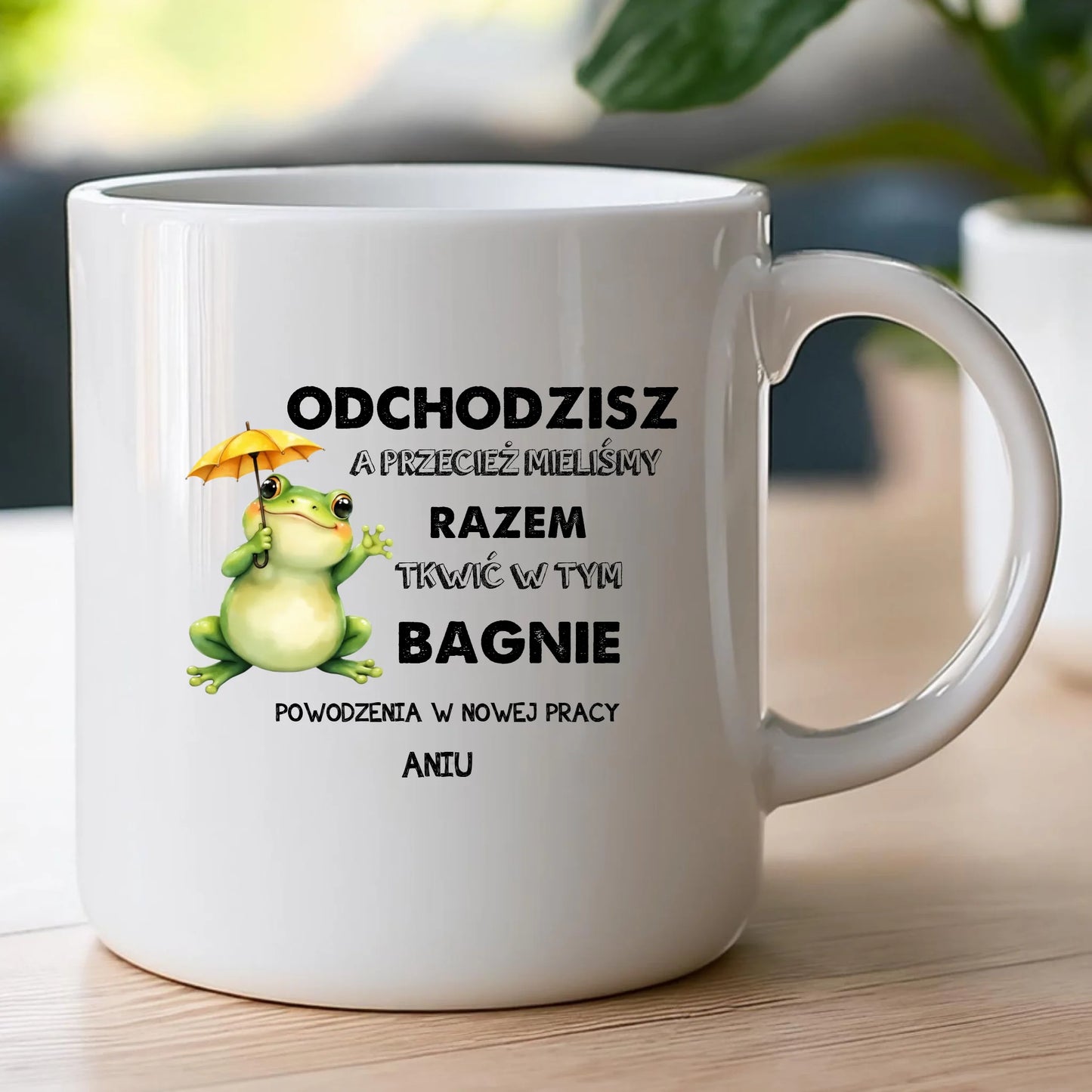 Kubek personalizowany - Odejście z pracy #402
