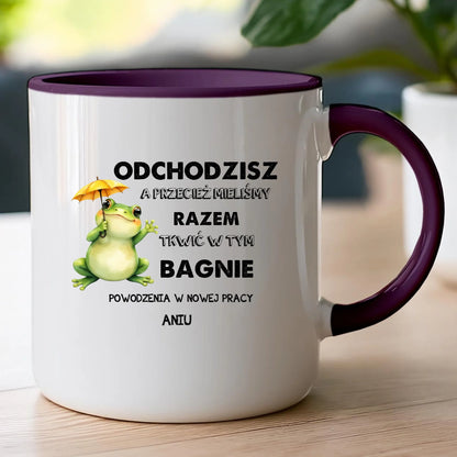 Kubek personalizowany - Odejście z pracy #402