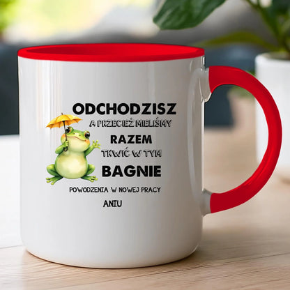 Kubek personalizowany - Odejście z pracy #402