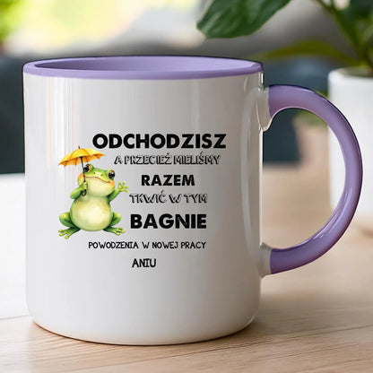 Kubek personalizowany - Odejście z pracy #402