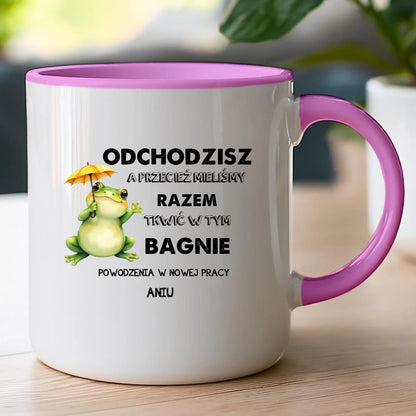 Kubek personalizowany - Odejście z pracy #402