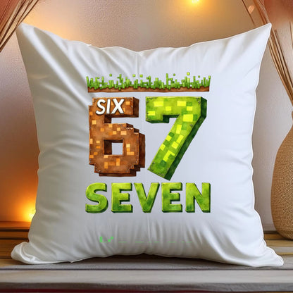 Poduszka personalizowana - 67 six seven #7766