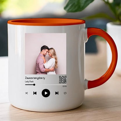 Kubek personalizowany dla par z piosenką #2