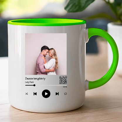 Kubek personalizowany dla par z piosenką #2