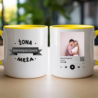 Kubek personalizowany dla par z piosenką #2