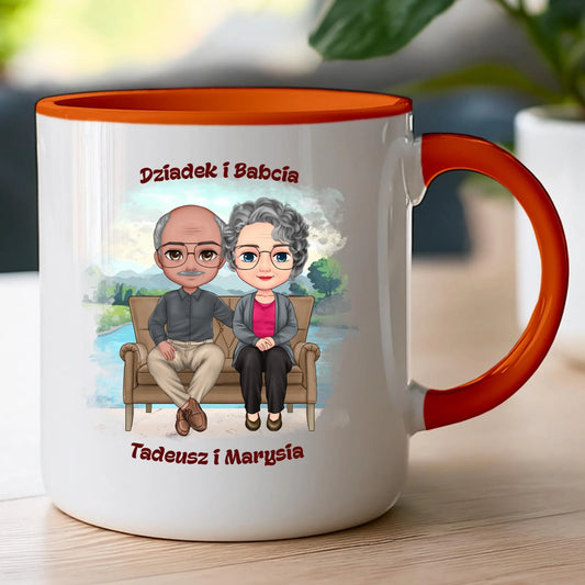 Kubek personalizowany dla babci i dziadka #608