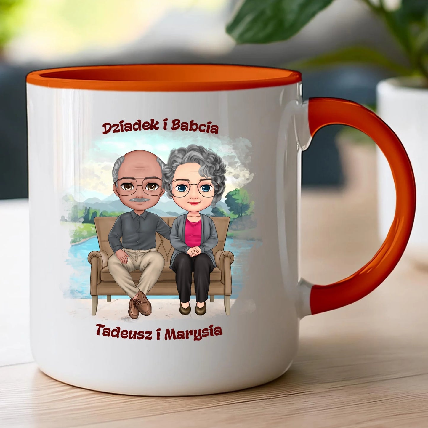 Kubek personalizowany dla babci i dziadka #608