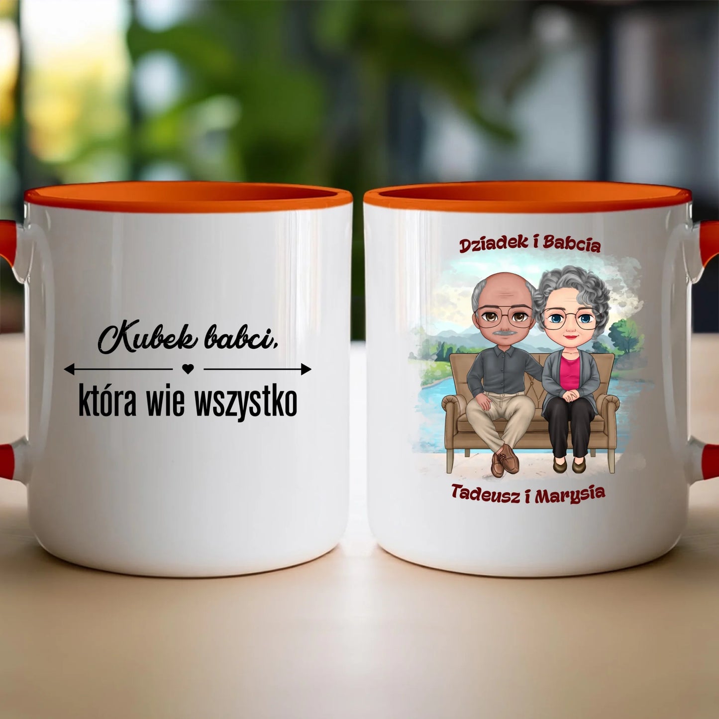 Kubek personalizowany dla babci i dziadka #608