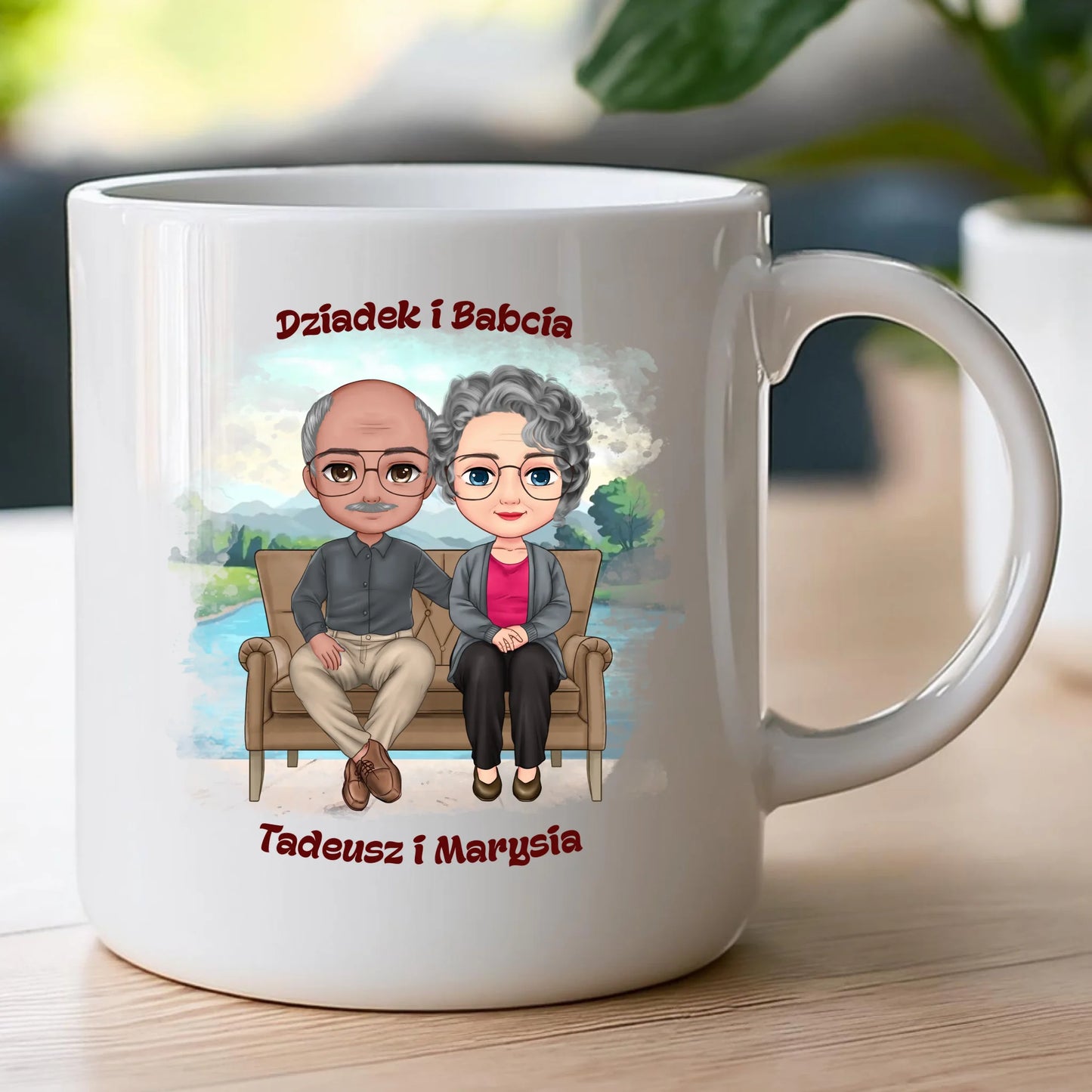 Kubek personalizowany dla babci i dziadka #608