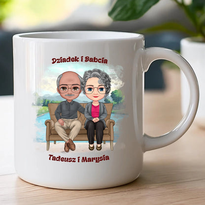 Kubek personalizowany dla babci i dziadka #608