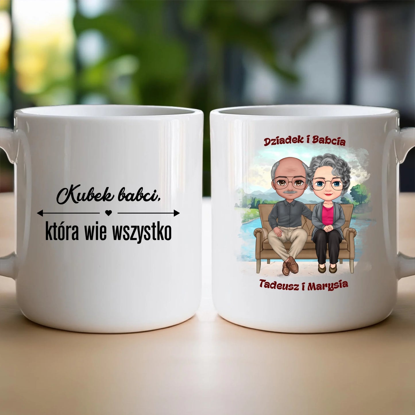Kubek personalizowany dla babci i dziadka #608