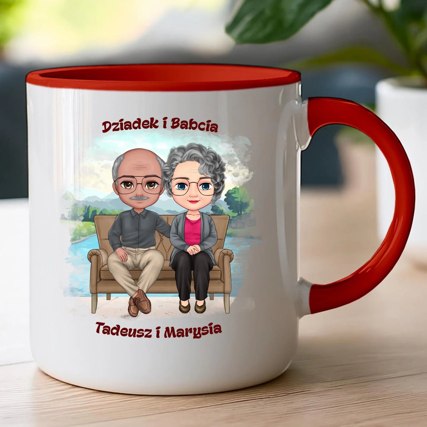 Kubek personalizowany dla babci i dziadka #608
