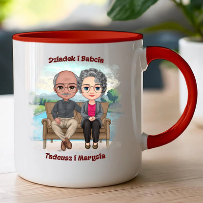 Kubek personalizowany dla babci i dziadka #608