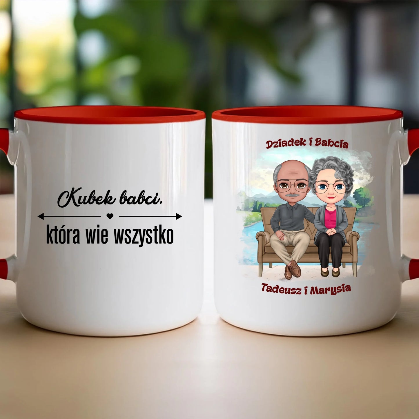 Kubek personalizowany dla babci i dziadka #608