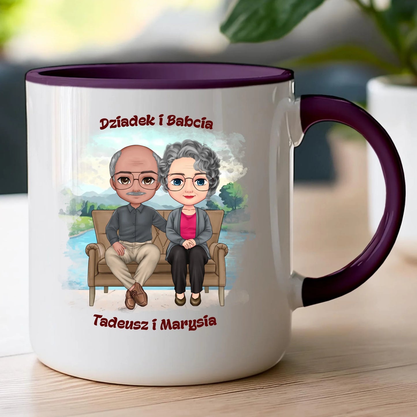 Kubek personalizowany dla babci i dziadka #608