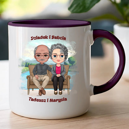 Kubek personalizowany dla babci i dziadka #608