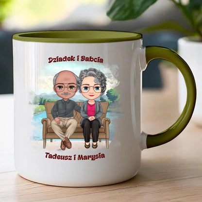 Kubek personalizowany dla babci i dziadka #608