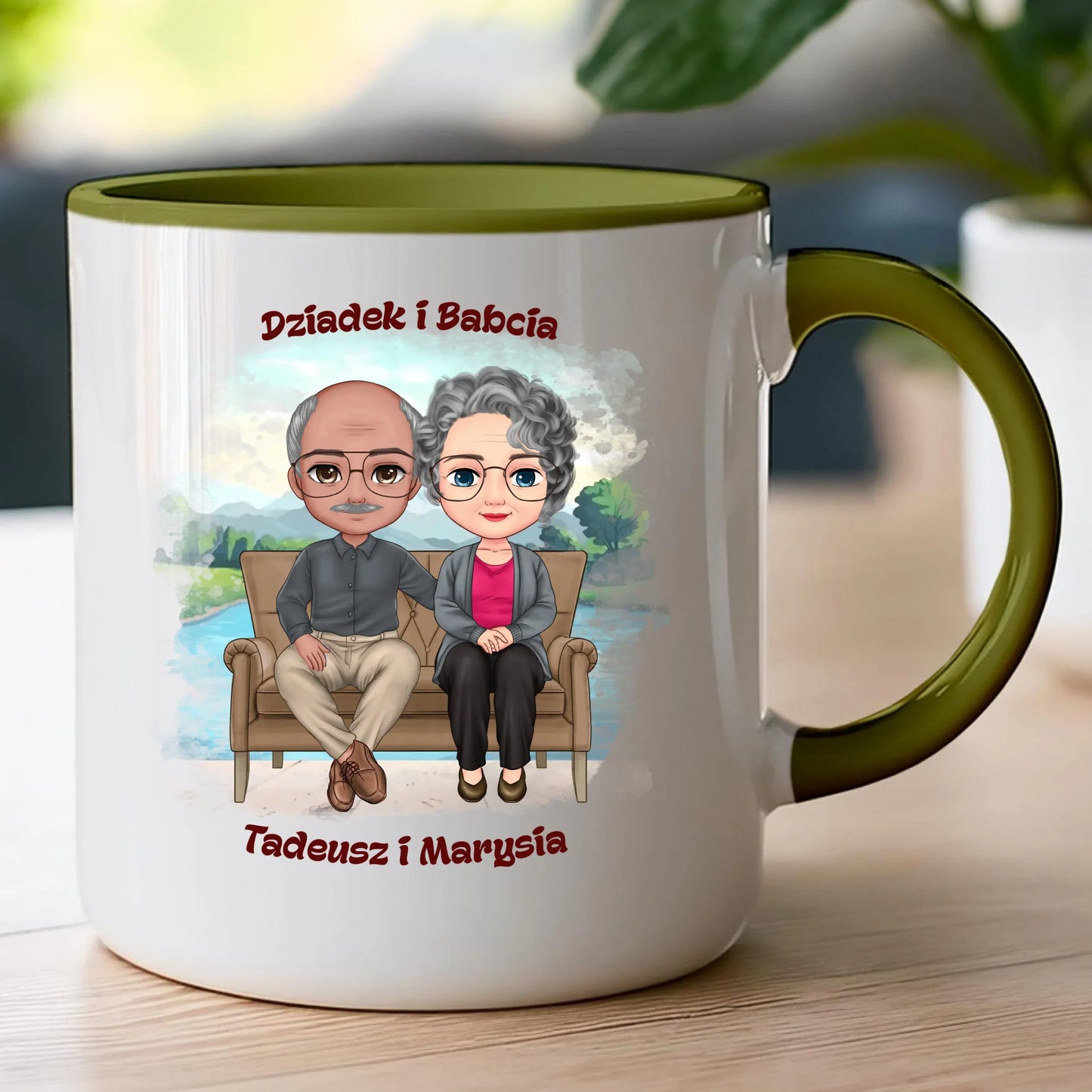 Kubek personalizowany dla babci i dziadka #608