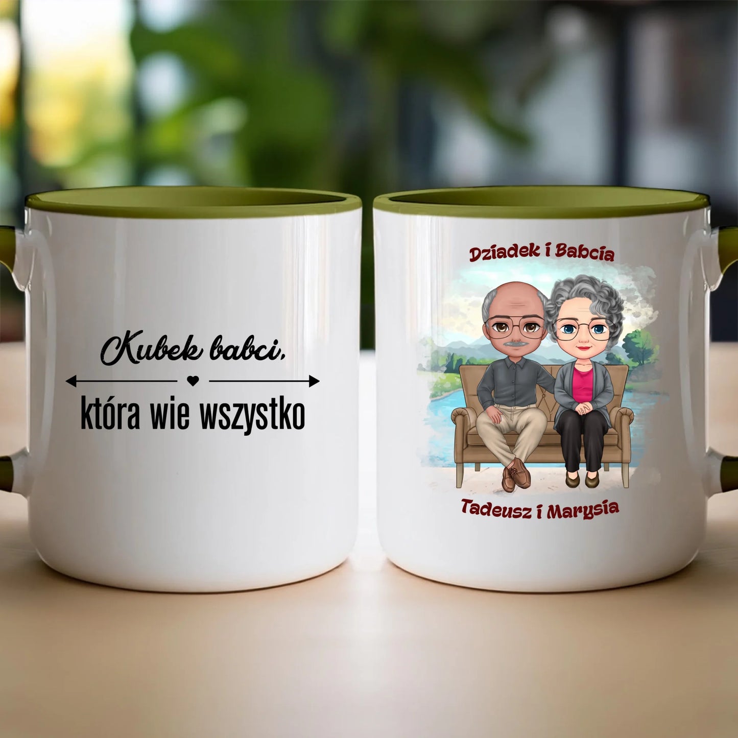 Kubek personalizowany dla babci i dziadka #608